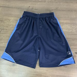 AND1 Men's Basketball Jersey Shorts Size Medium W28 Drawstring Navy Blue